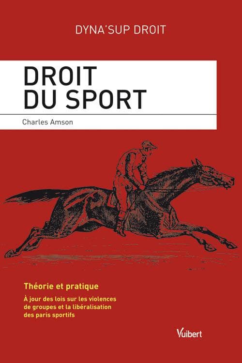 Couverture du livre « Droit du sport »